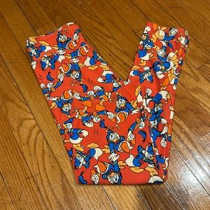 LulaRoe One Size Donald Duck Leggings